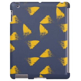 Gult, coola, unika trianglar för trendig