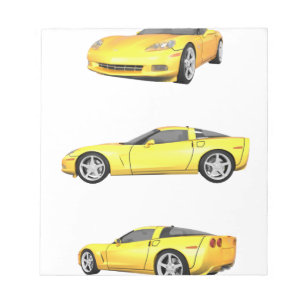 Gult Corvette: Anteckningsblock