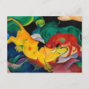 Gult Cow av Franz Marc Marc Vykort