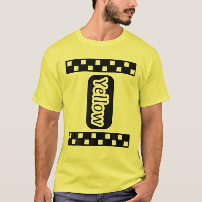 Gult Crayon Halloween Crayon Costume par T Shirt (Framsida)