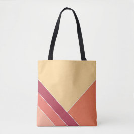 Gult Creamsicle Citrus Elegant Sommar Tygkasse