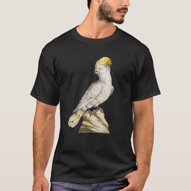 Gult Crestation Cockatoo Bird Illustration by Save T Shirt (Framsida)