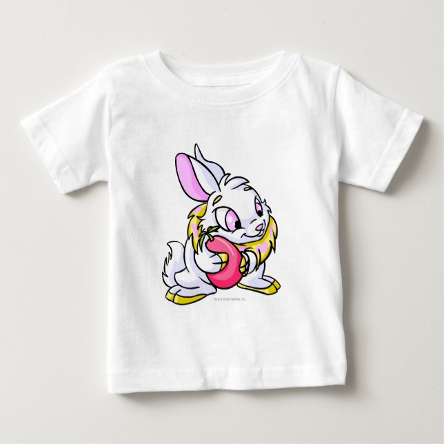 Gult Cybunny hugger Nägg T-shirt (Framsida)
