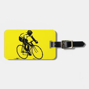 Gult cykla bagagebricka