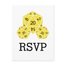 Gult D20-diskens svarskort