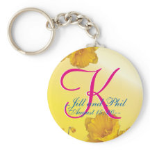 Gult Daffodil 3d Monogram