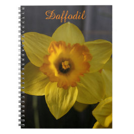 Gult Daffodil Anteckningsbok