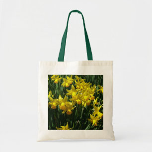 Gult Daffodils I Cheery Vår blommor Tygkasse