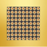 Gult Dahlia-Blommönstret på Black Sjal<br><div class="desc">Håll i vargarderoben med den här kvadratiska stil,  rena chiffonslöjan som innehåller fotobilden av en gult Dahlia-blomma på en svart bakgrund och tryckt i ett upprepande mönster. En underbar,  blommigt design! Markera din sjalk storlek.</div>