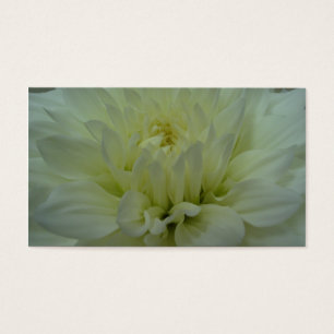 Gult Dahlia Flower Visitkort