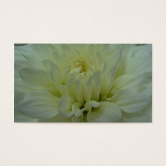 Gult Dahlia Flower Visitkort