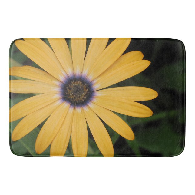 Gult Daisy Bath Mat Badrumsmatta (Framsidan)