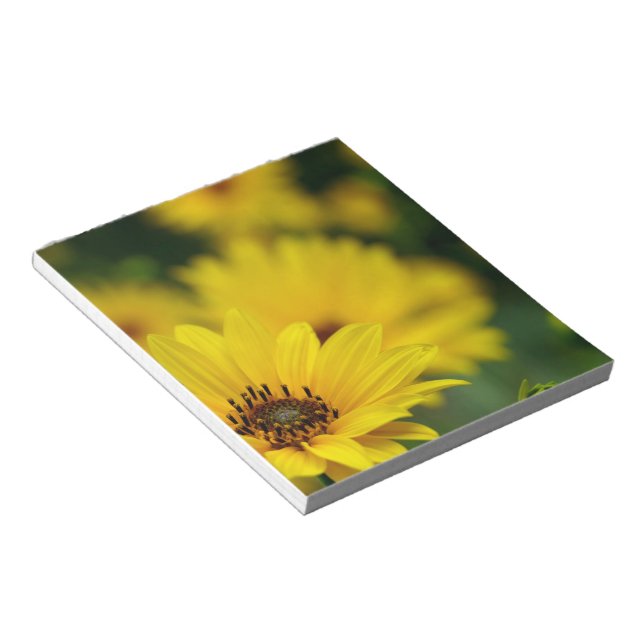Gult Daisy Helenium Anteckningsblock (Vinklad)