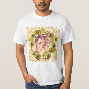 Gult Daisy Horse t-shirt