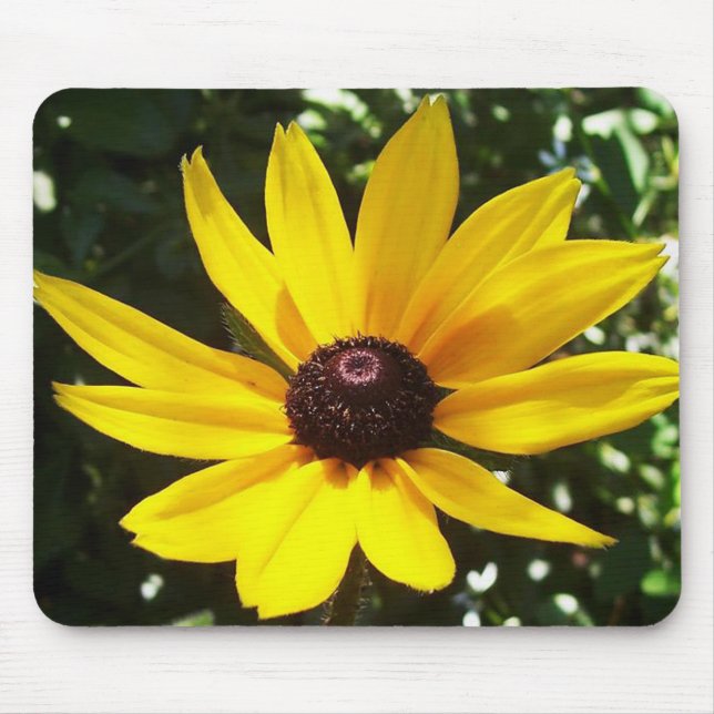 Gult Daisy Mousepad Musmatta (Framsidan)