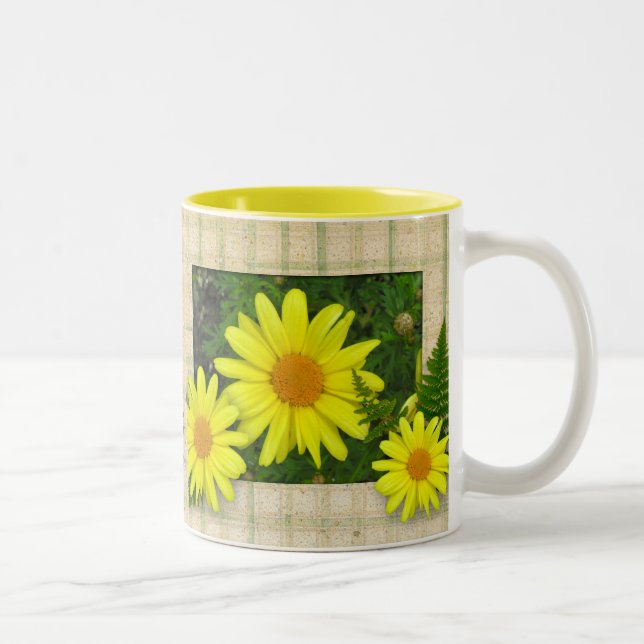Gult Daisy Mugg (Höger)