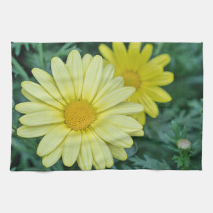 Gult Daisy PhotoArt Kökshandduk