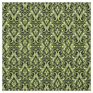 Gult Damask Tyg