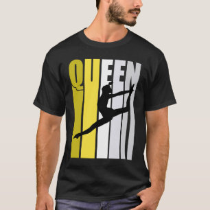 Gult Dance Queen Girls Birthday Competition Coac T Shirt