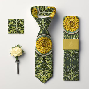 Gult Dandelion Dream: Victorian Era Blommigt Manar Slips