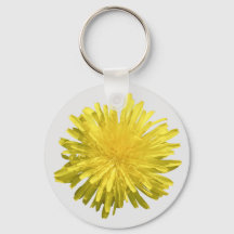 Gult Dandelion Keychain