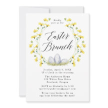 Gult Dandelion Påsk Brunch