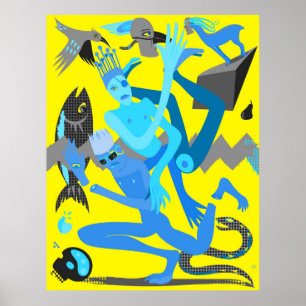 Gult dans poster