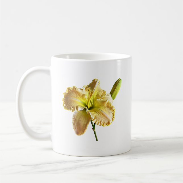 Gult Day Lily Kaffemugg (Vänster)