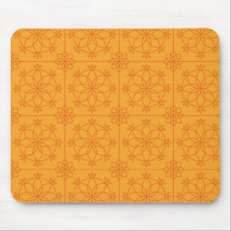 Gult Decorative mandala art geometric Mönster Musmatta