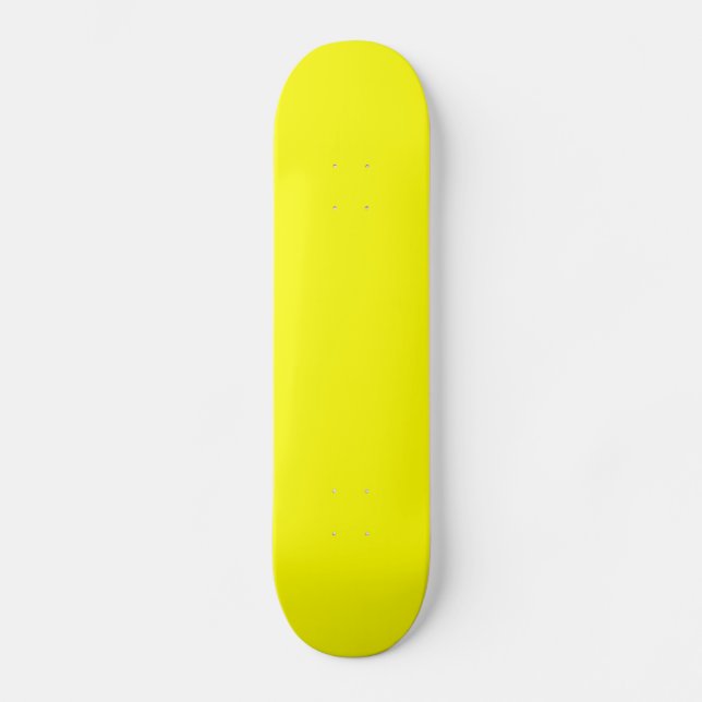 Gult-dek Skateboard Bräda 20,5 Cm (Framsida)