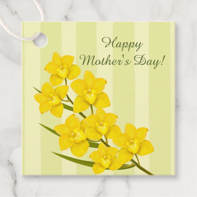 Gult Delight Gåvor Etiketter (Framsida)