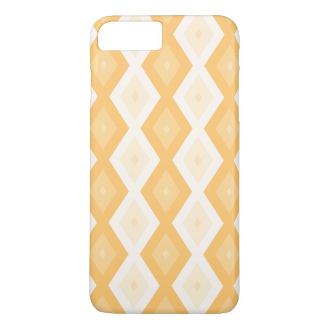Gult diamant mönster Case-Mate iPhone skal (Baksida)