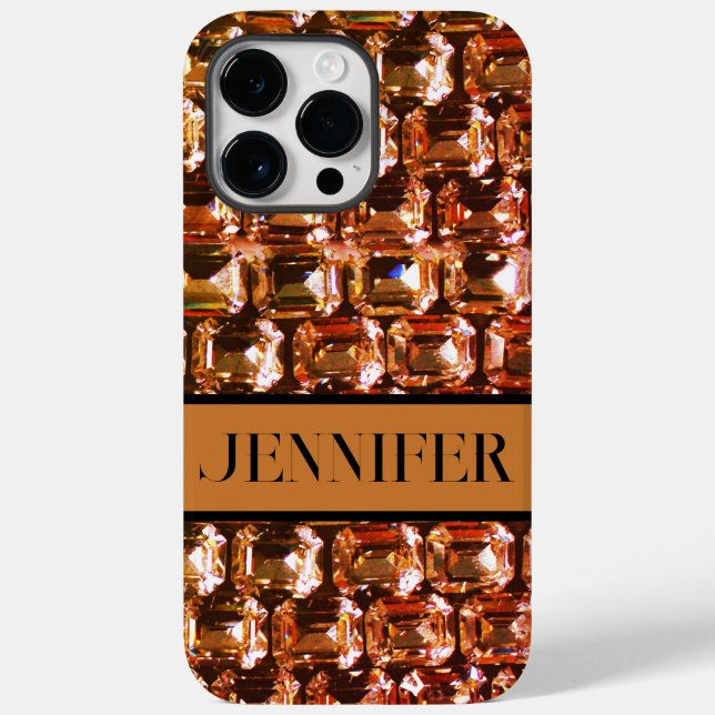 Gult, diamanter, orange, gemsten (Baksida)