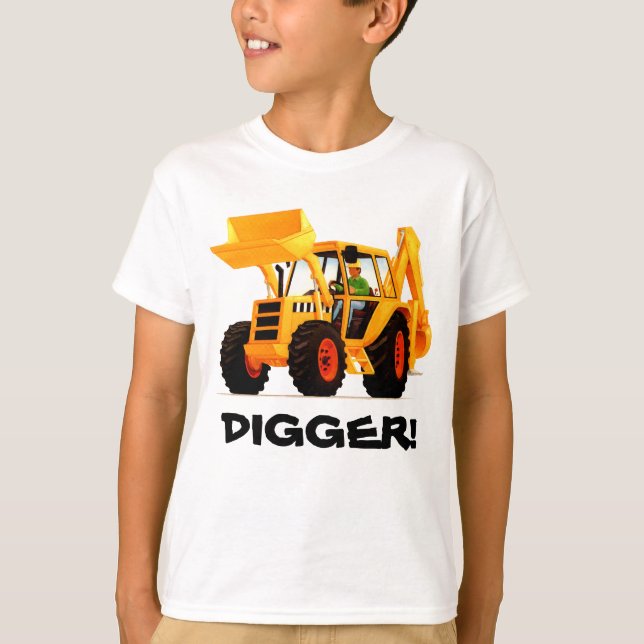 Gult Digger Tee (Framsida)