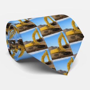 Gult Digger Tractor mönster Slips