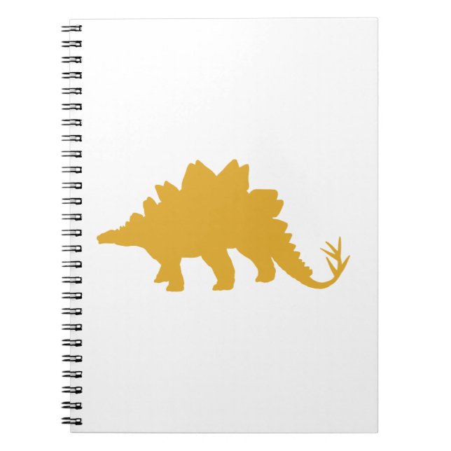 Gult Dinosaur Anteckningsbok (Framsidan)