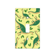 Gult Dinosaur Light Switch Cover