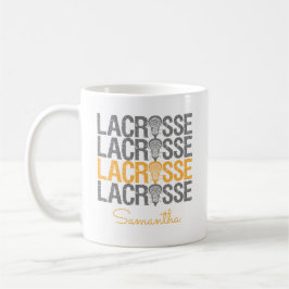 Gult Distress Lacrosse Ord Kaffemugg