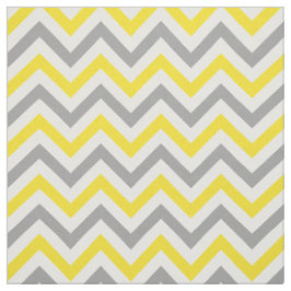 Gult, Dk Grått, White LG Chevron ZigZag Sz6 Tyg