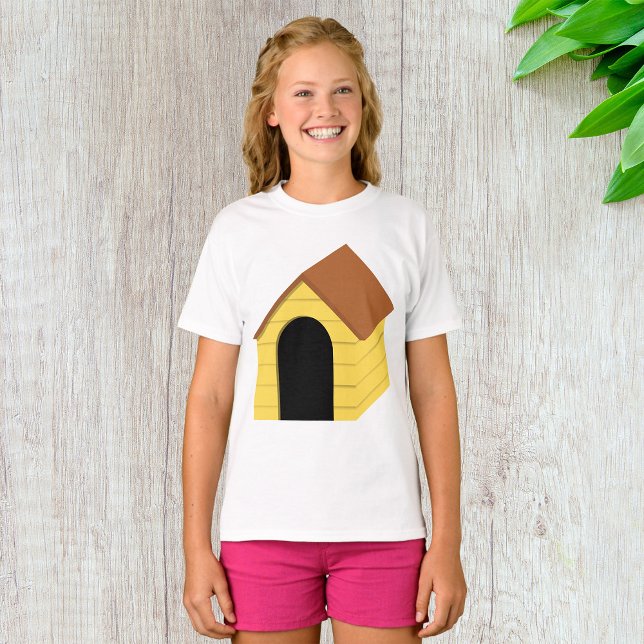Gult Doghouse Girls T-Shirt (Skapare uppladdad)