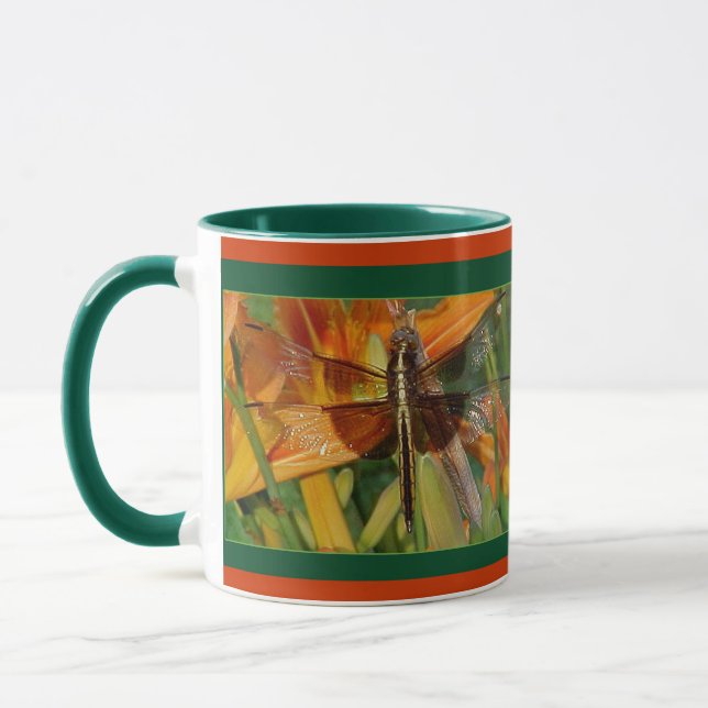 Gult Dragonfly Mugg (Vänster)