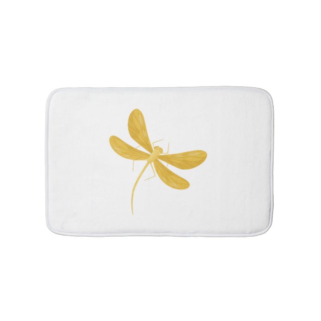 gult Dronfly Badrumsmatta (Framsidan)