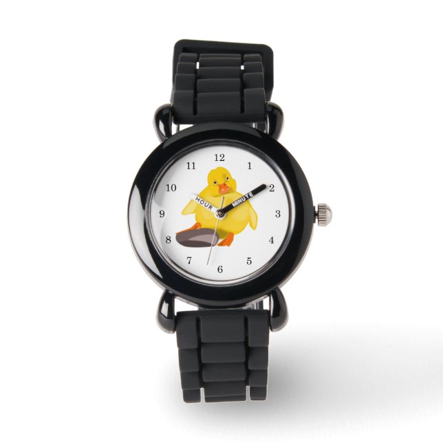Gult Duckling Baby Watch Armbandsur (Framsida)