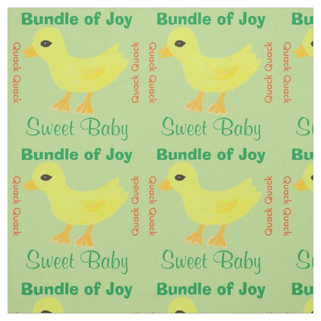 Gult Ducky Tyg (Provkarta)
