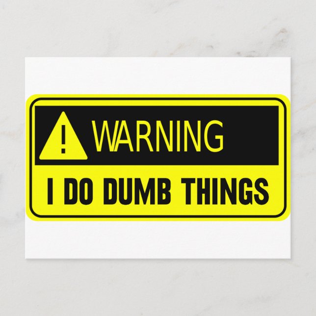 GULT DUMB VYKORT (Framsida)