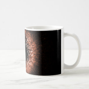 Gult Dwarf Star för planetets debris Disk Encirkli Kaffemugg