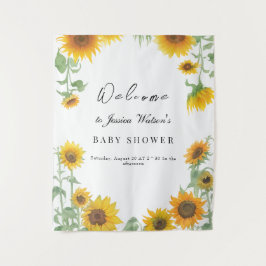 Gult Elegant Solros Sunny Baby Shower