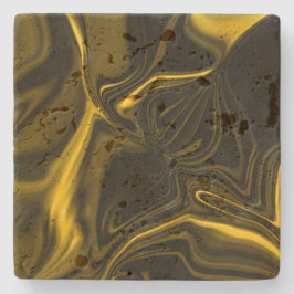 Gult eller guld kurvor på någon brun bild stenunderlägg