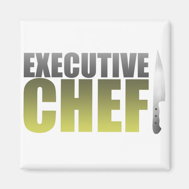 Gult Executive Chef Magnet (Framsidan)
