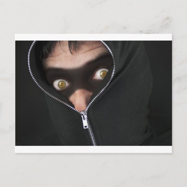 Gult-Eyed Bandit Vykort (Framsida)